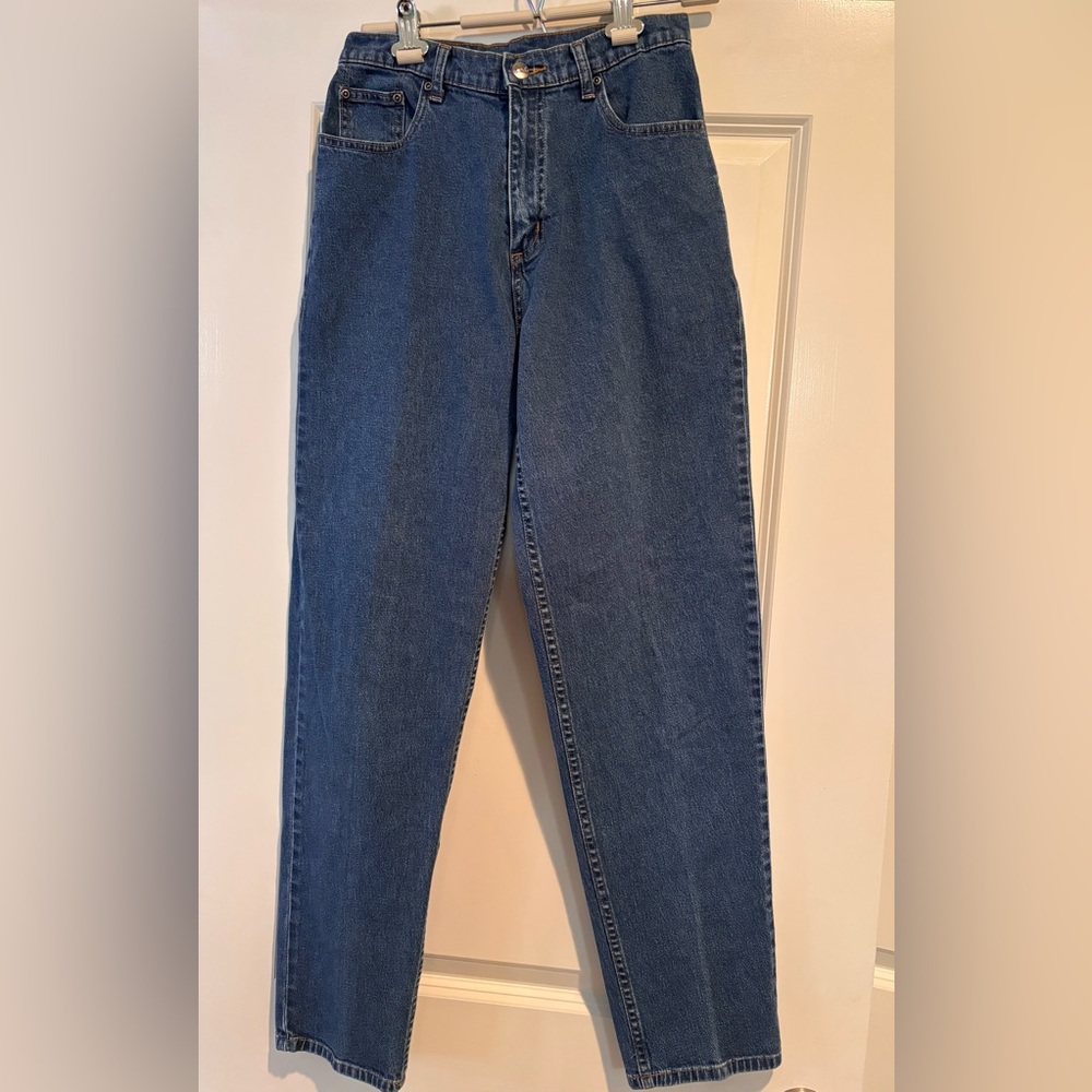 L.L. Bean Women’s Straight Leg Jeans Size 8 Medium Wash Cotton
